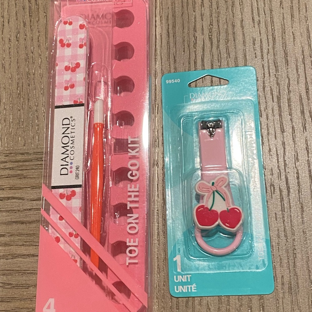 Diamond cosmetics nail fun fail toenail clipper cherry